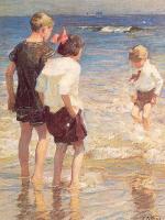 Potthast, Edward Henry - Children at Shore No. 3